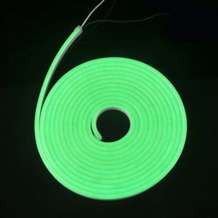 Купити Світлодіодний неон 6x12 IP68 12V Green (Зелений) у Львові, Києві, Дніпрі, Одесі, Харкові