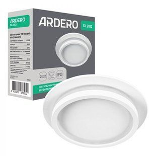 Купити Врізний точковий світильник Ardero DL2813 GX53 круг (Білий) у Львові, Києві, Дніпрі, Одесі, Харкові