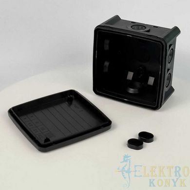 Купить Коробка распределительная СКИМ K85-0 88х88х52 IP54 (B1102024) (Черный) во Львове, Киеве, Днепре, Одессе, Харькове