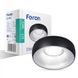 Купити Врізний точковий світильник Feron DL1842 MR16/G5.3 круг хром (Чорний) - 1
