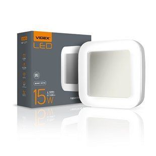 Купить Светодиодный LED светильник ART IP65 квадратный VIDEX 15W 5000K (Белый) во Львове, Киеве, Днепре, Одессе, Харькове