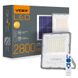 Купить Cветодиодный прожектор на солнечной батарее VIDEX 96W 5000K 3.2V (Серый) - 1