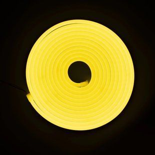 Купити Світлодіодний неон 6x12 IP68 12V Yellow (Жовтий) у Львові, Києві, Дніпрі, Одесі, Харкові