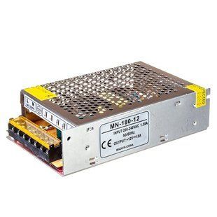 Купити Блок живлення MN 12V 180Вт 15А IP20 у Львові, Києві, Дніпрі, Одесі, Харкові