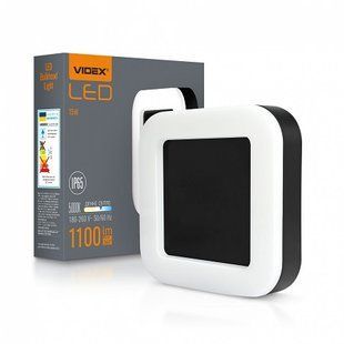 Купить Светодиодный LED светильник ART IP65 квадратный VIDEX 15W 5000K (Черный) во Львове, Киеве, Днепре, Одессе, Харькове