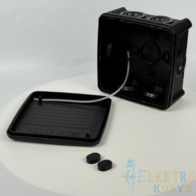 Купить Коробка распределительная СКИМ K115 114х114х54 IP65 (B1102010) (Черный) во Львове, Киеве, Днепре, Одессе, Харькове