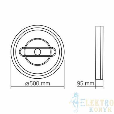 Купити Світильник на стелю з пультом LED VIDEX DECORA 52W VL-CLD-996-CF 2700К-6000К у Львові, Києві, Дніпрі, Одесі, Харкові