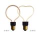 Купити Світлодіодна лампа Едісона VELMAX V-Decor Серце Filament 4W E27 2700K - 2