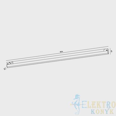 Купити Магнітний трековий світильник RAYFOR MT Line 30 білий 30W 2550Lm 30-40-50К 48V WiFi у Львові, Києві, Дніпрі, Одесі, Харкові