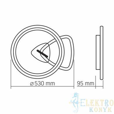 Купить Потолочный LED светильник с пультом VIDEX DECORA 52W VL-CLD-993-BSL 2700К-6000К во Львове, Киеве, Днепре, Одессе, Харькове