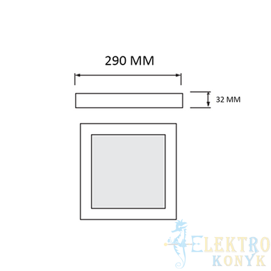 Купить Светодиодный светильник LED SELENA-36 3CCT 36W (Белый) во Львове, Киеве, Днепре, Одессе, Харькове