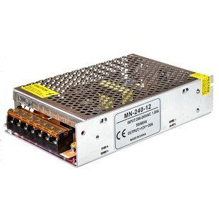 Купити Блок живлення MN 12V 240Вт 20А IP20 у Львові, Києві, Дніпрі, Одесі, Харкові