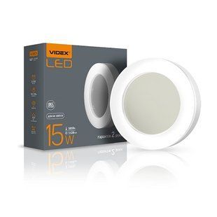 Купить Светодиодный LED светильник ART IP65 круглый VIDEX 15W 5000K (Белый) во Львове, Киеве, Днепре, Одессе, Харькове