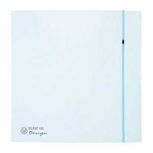 Купити Витяжний вентилятор Soler&Palau SILENT-100 CHZ DESIGN 8W d100 (Білий) у Львові, Києві, Дніпрі, Одесі, Харкові