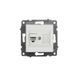 Купить Механизм компьютерной розетки RJ45 OVIVO GRANO (Белая) во Львове, Киеве, Днепре, Одессе, Харькове