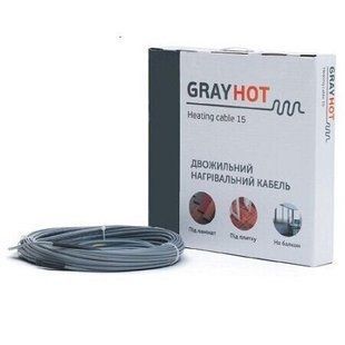 Купити Електрична тепла підлога GRAY HOT 498 Вт 3.4 м&sup2; (Нагрівальний кабель) у Львові, Києві, Дніпрі, Одесі, Харкові