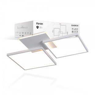 Купить Светодиодный светильник Feron AL6300 QUADRO M 90W (Белый) во Львове, Киеве, Днепре, Одессе, Харькове