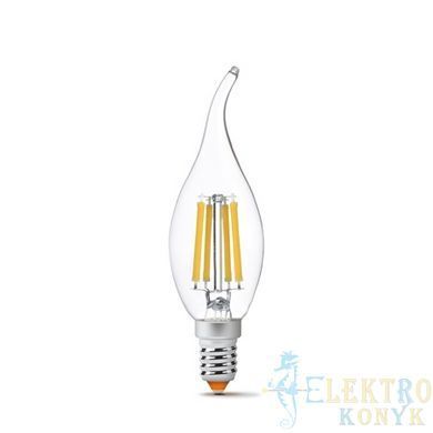 Купить LED лампа VIDEX Filament C37Ft 6W E14 4100K во Львове, Киеве, Днепре, Одессе, Харькове