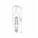 Купить LED лампа VIDEX Filament C37Ft 6W E14 4100K - 2