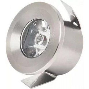 Купити Точковий світильник врізний LED MONICA 1W 4200K (Хром) у Львові, Києві, Дніпрі, Одесі, Харкові