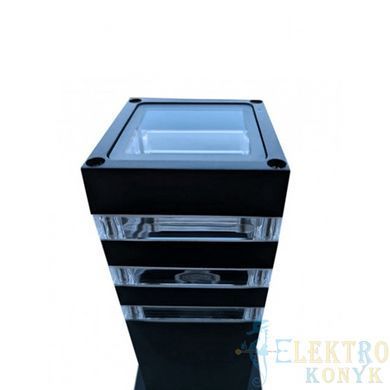 Купити Світильник архітектурний VELMAX V-GL-60 IP44 E27 (Чорний) у Львові, Києві, Дніпрі, Одесі, Харкові