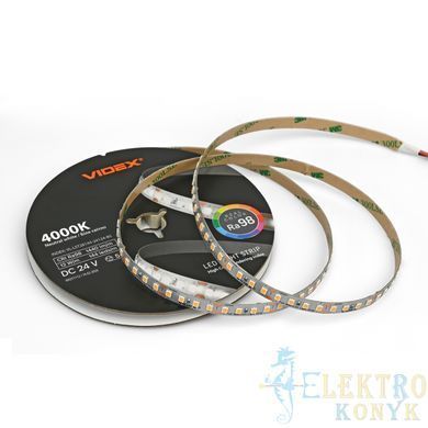 Купити Світлодіодна стрічка VIDEX DC24V 60W 5M 4000K Ra98 IP20 у Львові, Києві, Дніпрі, Одесі, Харкові