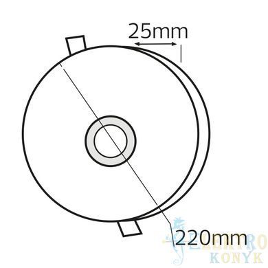 Купить Точечный LED светильник врезной VALENTINA-36 36W 3000K-6500K (Белый) во Львове, Киеве, Днепре, Одессе, Харькове