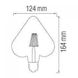 Купить Светодиодная лампа Эдисона RUSTIC HEART-6 Filament 6W Е27 2200K - 2