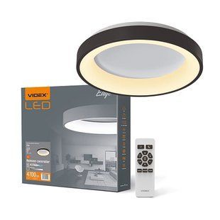 Купити Світильник на стелюLED VIDEX EDGE-RC-72W-B (Чорний) у Львові, Києві, Дніпрі, Одесі, Харкові