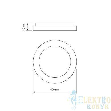 Купити Світильник на стелюLED VIDEX EDGE-RC-72W-B (Чорний) у Львові, Києві, Дніпрі, Одесі, Харкові
