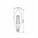Купити LED лампа VIDEX Filament C37F 6W E14 3000K - 2