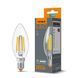 Купити LED лампа VIDEX Filament C37F 6W E14 3000K - 1