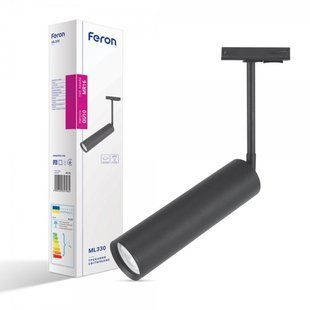 Купить Трековый светильник Feron ML330 (Черный) во Львове, Киеве, Днепре, Одессе, Харькове