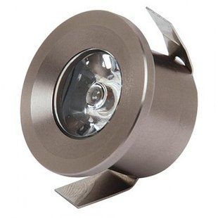 Купити Точковий світильник врізний LED MONICA 1W 4200K (Матовий хром) у Львові, Києві, Дніпрі, Одесі, Харкові