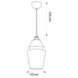 Купити Підвісний світильник SPARK-1 (Титановий) - 2