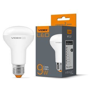 Купити LED лампа VIDEX R63e 9W E27 4100K у Львові, Києві, Дніпрі, Одесі, Харкові