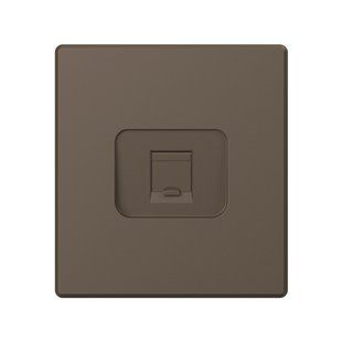 Купити Розетка одинарна комп'ютерна RJ45 CAT6 VIDEX NOTA (Мокка) у Львові, Києві, Дніпрі, Одесі, Харкові