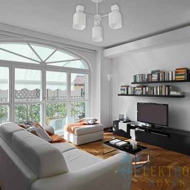 Купить Потолочный светильник Ardero BL1130 OLIVIA под лампу Е14 (Белый) во Львове, Киеве, Днепре, Одессе, Харькове