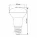 Купить LED лампа VIDEX R63e 9W E27 4100K - 2