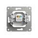 Купить Розетка одинарная компьютерная RJ45 CAT6 VIDEX NOTA (Мокка) - 4