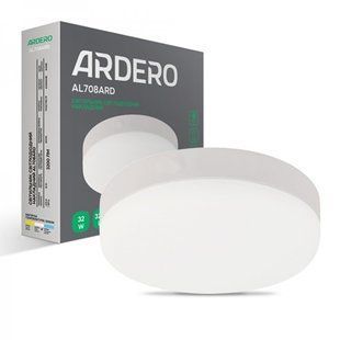 Купити Накладний LED світильник Ardero AL708ARD 32Вт 5000К круг у Львові, Києві, Дніпрі, Одесі, Харкові