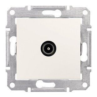 Купить Телевизионная розетка конечная Schneider Electric Sedna TV 1dB (Слоновая кость) во Львове, Киеве, Днепре, Одессе, Харькове