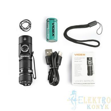 Купить Портативный светодиодный фонарик VIDEX VLF-A351 300Lm 5000K во Львове, Киеве, Днепре, Одессе, Харькове