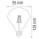 Купити Світлодіодна лампа Едісона RUSTIC DIAMOND-4 Filament 4W Е27 2200K - 2