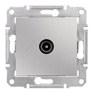 Купить Телевизионная розетка концевая Schneider Electric Sedna TV 1dB (Алюминий) во Львове, Киеве, Днепре, Одессе, Харькове
