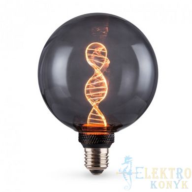 Купити LED лампа VIDEX Filament VL-DNA-G125-S 3.5W E27 1800K Smoky у Львові, Києві, Дніпрі, Одесі, Харкові