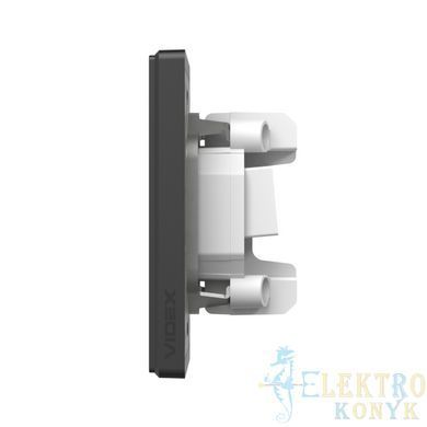 Купить Розетка двойная компьютерная RJ45 CAT6 VIDEX NOTA (Черный) во Львове, Киеве, Днепре, Одессе, Харькове