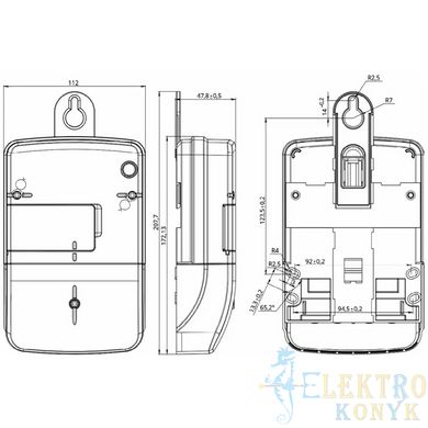 Купить Счетчик электроэнергии 1-фаз. NIK 2100 AP6T.2002.MC.11 (многотарифный) во Львове, Киеве, Днепре, Одессе, Харькове