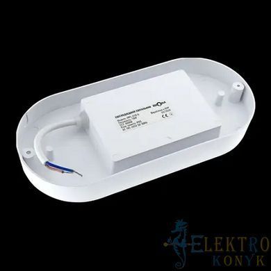 Купити Світильник LED овальний ЖКХ Biom MPL-O18-6 18Вт 6000К IP65 у Львові, Києві, Дніпрі, Одесі, Харкові