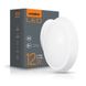 Купити Світлодіодний LED світильник IP65 круглий з сенсором освітленості і руху VIDEX 12W 5000K (Білий) - 1